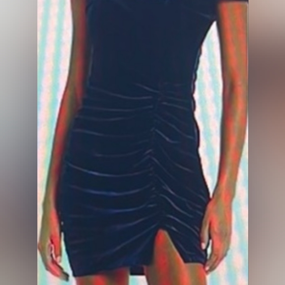 Midnight Doll Off Shoulder Velvet Dress - Picture 6 of 6